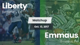 Matchup: Liberty  vs. Emmaus  2017