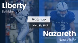 Matchup: Liberty  vs. Nazareth  2017