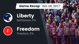 Recap: Liberty  vs. Freedom  2017