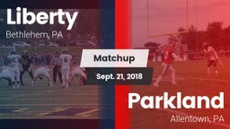 Matchup: Liberty  vs. Parkland  2018