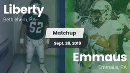 Matchup: Liberty  vs. Emmaus  2018