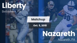 Matchup: Liberty  vs. Nazareth  2018