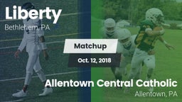Matchup: Liberty  vs. Allentown Central Catholic  2018