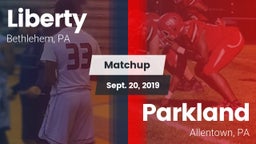 Matchup: Liberty  vs. Parkland  2019