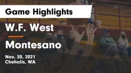 W.F. West  vs Montesano  Game Highlights - Nov. 30, 2021