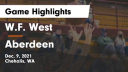 W.F. West  vs Aberdeen Game Highlights - Dec. 9, 2021