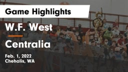 W.F. West  vs Centralia Game Highlights - Feb. 1, 2022