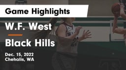 W.F. West  vs Black Hills Game Highlights - Dec. 15, 2022