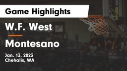 W.F. West  vs Montesano  Game Highlights - Jan. 13, 2023