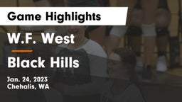 W.F. West  vs Black Hills Game Highlights - Jan. 24, 2023