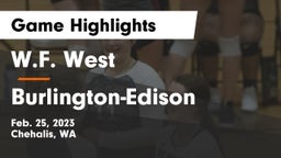 W.F. West  vs Burlington-Edison  Game Highlights - Feb. 25, 2023