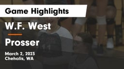 W.F. West  vs Prosser  Game Highlights - March 2, 2023