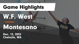 W.F. West  vs Montesano  Game Highlights - Dec. 12, 2023