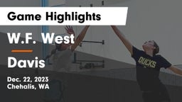 W.F. West  vs Davis  Game Highlights - Dec. 22, 2023