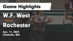 W.F. West  vs Rochester  Game Highlights - Jan. 11, 2024