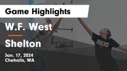W.F. West  vs Shelton  Game Highlights - Jan. 17, 2024