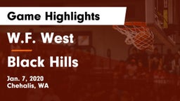 W.F. West  vs Black Hills  Game Highlights - Jan. 7, 2020