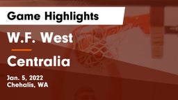 W.F. West  vs Centralia Game Highlights - Jan. 5, 2022