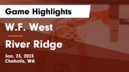 W.F. West  vs River Ridge  Game Highlights - Jan. 23, 2023