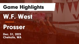 W.F. West  vs Prosser  Game Highlights - Dec. 31, 2023