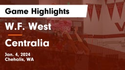 W.F. West  vs Centralia  Game Highlights - Jan. 4, 2024