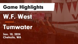 W.F. West  vs Tumwater Game Highlights - Jan. 10, 2024