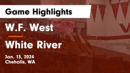 W.F. West  vs White River  Game Highlights - Jan. 13, 2024