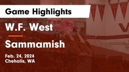 W.F. West  vs Sammamish  Game Highlights - Feb. 24, 2024