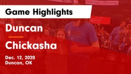 Duncan  vs Chickasha  Game Highlights - Dec. 12, 2020