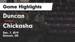 Duncan  vs Chickasha  Game Highlights - Dec. 7, 2019