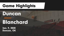 Duncan  vs Blanchard   Game Highlights - Jan. 9, 2020