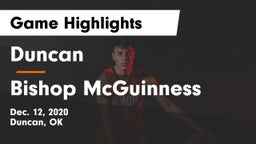 Duncan  vs Bishop McGuinness  Game Highlights - Dec. 12, 2020