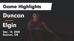 Duncan  vs Elgin  Game Highlights - Dec. 15, 2020