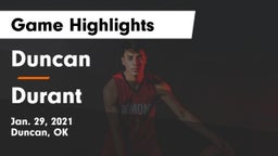 Duncan  vs Durant  Game Highlights - Jan. 29, 2021