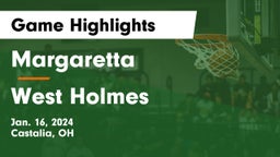 Margaretta  vs West Holmes  Game Highlights - Jan. 16, 2024