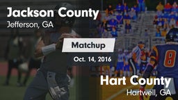 Matchup: Jackson County High vs. Hart County  2016