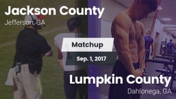 Matchup: Jackson County High vs. Lumpkin County  2017