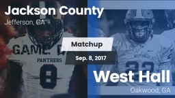 Matchup: Jackson County High vs. West Hall  2017