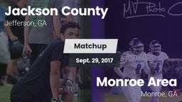 Matchup: Jackson County High vs. Monroe Area  2017