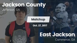 Matchup: Jackson County High vs. East Jackson  2017