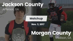 Matchup: Jackson County High vs. Morgan County  2017