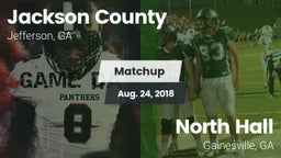 Matchup: Jackson County High vs. North Hall  2018
