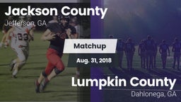 Matchup: Jackson County High vs. Lumpkin County  2018