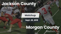 Matchup: Jackson County High vs. Morgan County  2018