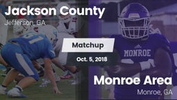 Matchup: Jackson County High vs. Monroe Area  2018