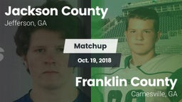 Matchup: Jackson County High vs. Franklin County  2018