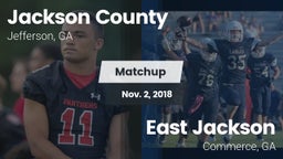 Matchup: Jackson County High vs. East Jackson  2018