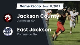 Recap: Jackson County  vs. East Jackson  2019