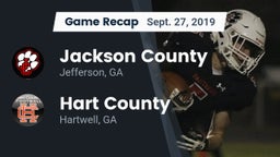 Recap: Jackson County  vs. Hart County  2019