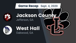 Recap: Jackson County  vs. West Hall  2020